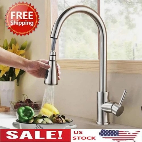 Kitchen sink faucet brushed - sink,